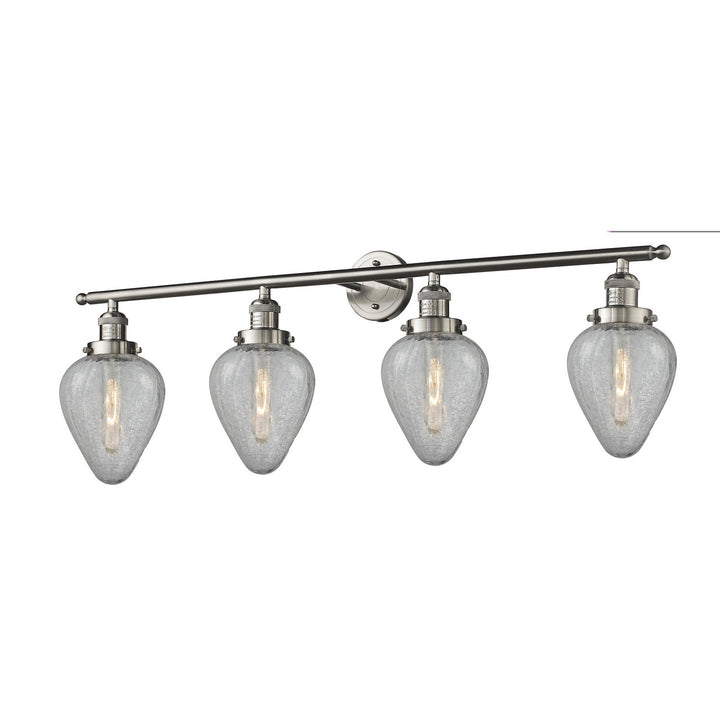 Innovations Franklin Restoration 215-SN-G165-LED Bath Vanity Light 43 in. wide - Brushed Satin Nickel