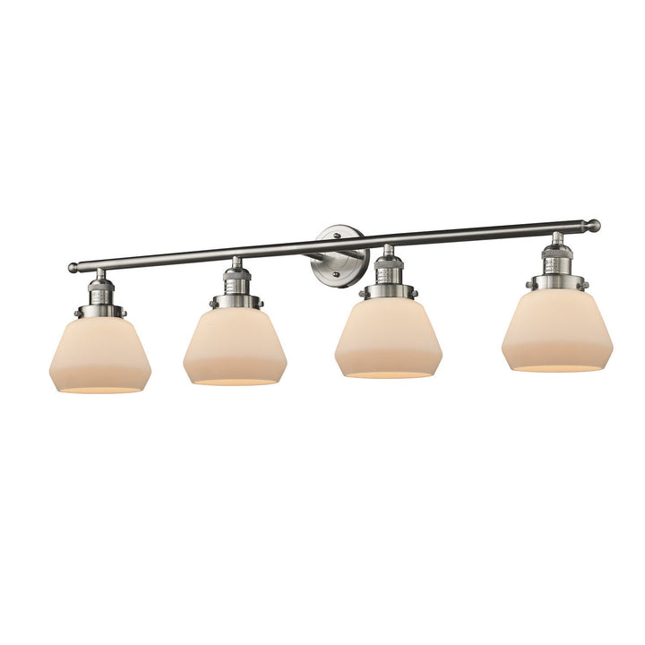 Innovations Franklin Restoration 215-SN-G171-LED Bath Vanity Light 43 in. wide - Brushed Satin Nickel