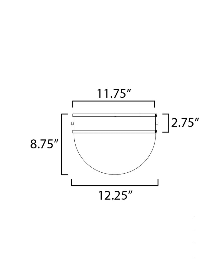 Maxim Duke 12419SWBKWBR Ceiling Light - Black/Weathered Brass