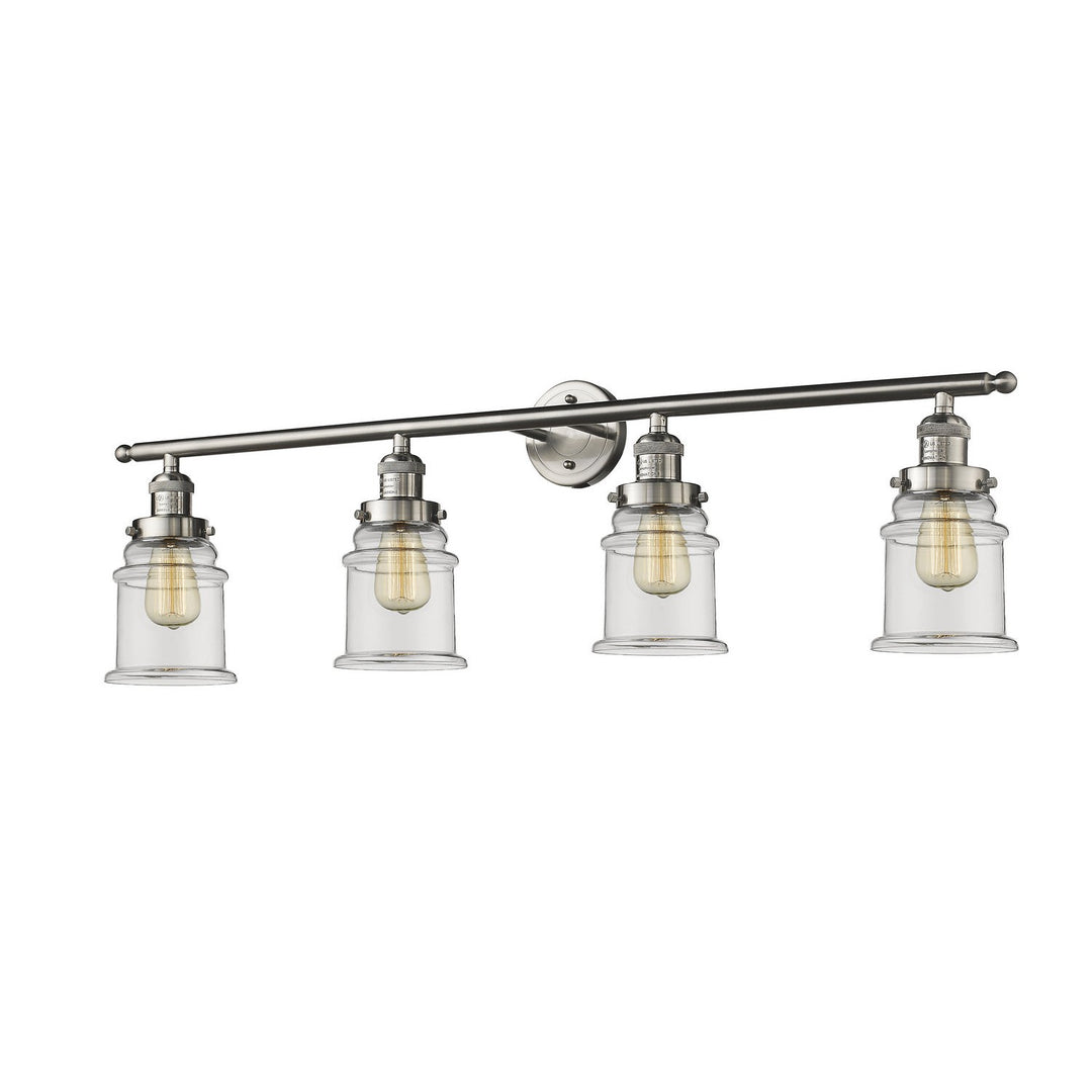 Innovations Franklin Restoration 215-SN-G182-LED Bath Vanity Light 42 in. wide - Brushed Satin Nickel