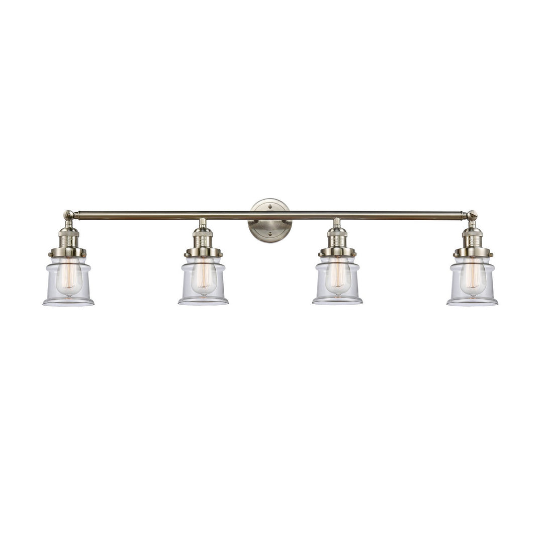 Innovations Franklin Restoration 215-SN-G182S Bath Vanity Light 42 in. wide - Brushed Satin Nickel