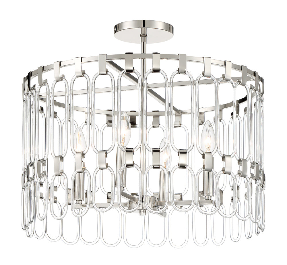 George Kovacs Charming P5384-613 Chandelier Light - Polished Nickel