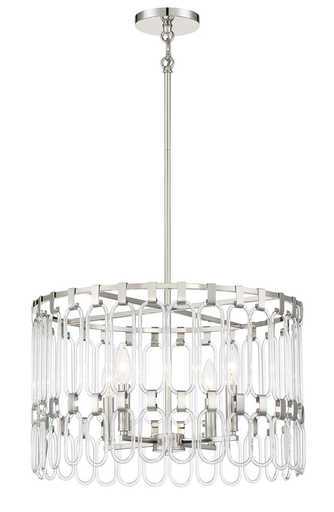 George Kovacs Charming P5384-613 Chandelier Light - Polished Nickel