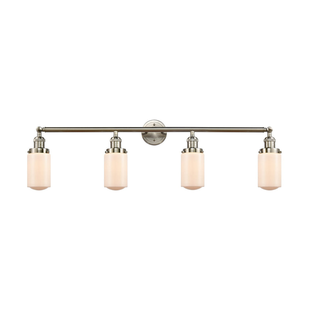 Innovations Franklin Restoration 215-SN-G311 Bath Vanity Light 43 in. wide - Brushed Satin Nickel