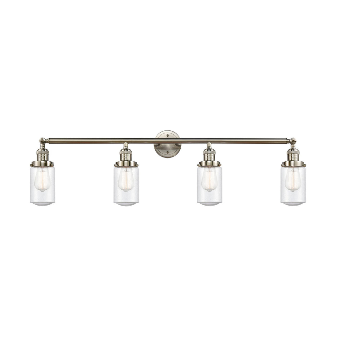 Innovations Franklin Restoration 215-SN-G314 Bath Vanity Light 43 in. wide - Brushed Satin Nickel