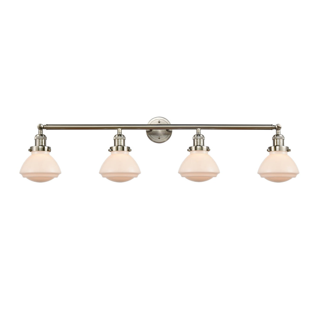 Innovations Franklin Restoration 215-SN-G321 Bath Vanity Light 43 in. wide - Brushed Satin Nickel