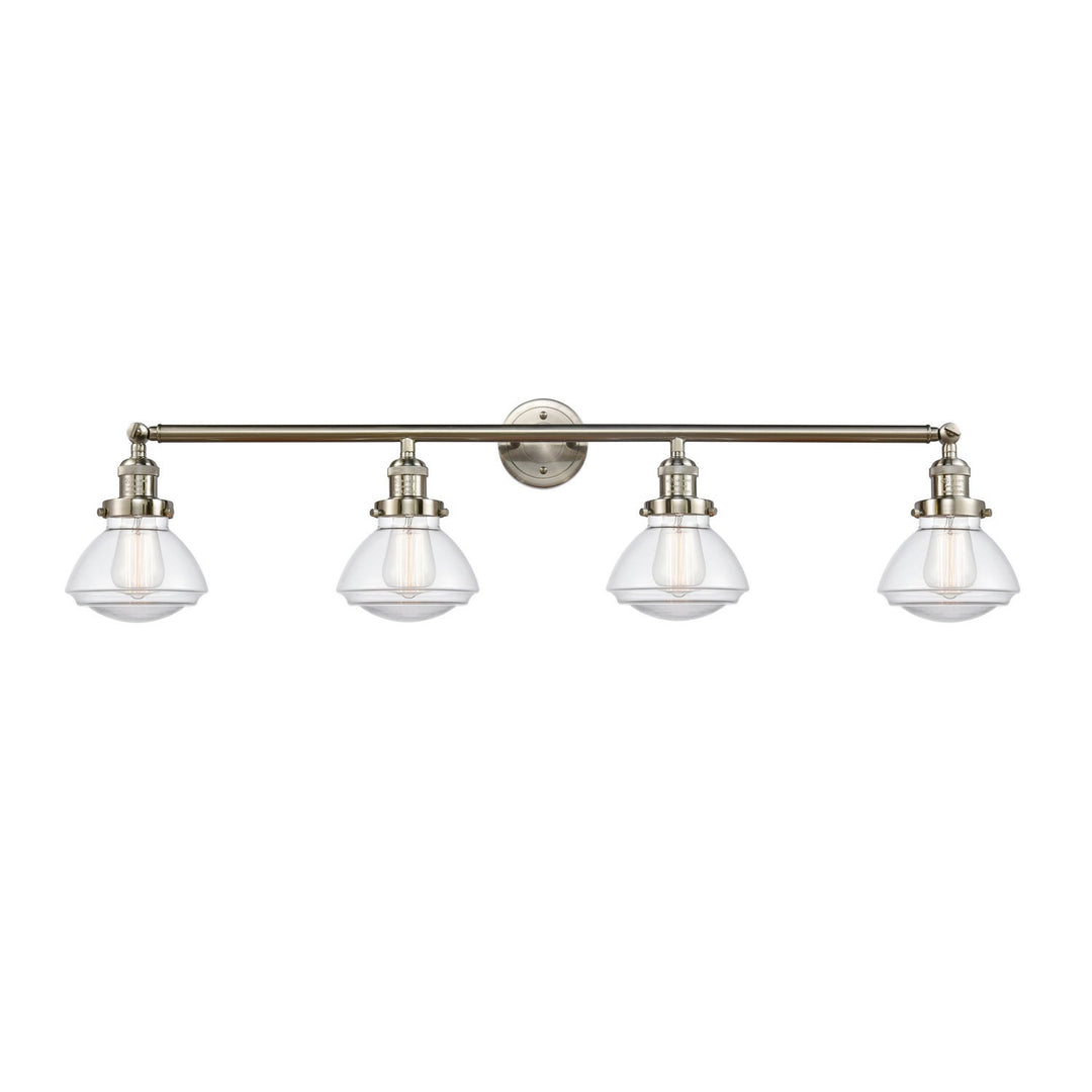 Innovations Franklin Restoration 215-SN-G322 Bath Vanity Light 43 in. wide - Brushed Satin Nickel