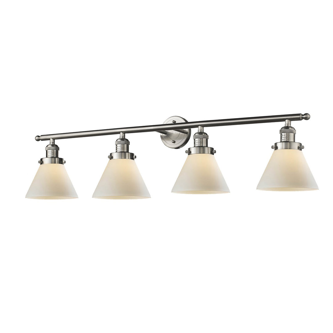 Innovations Franklin Restoration 215-SN-G41-LED Bath Vanity Light 44 in. wide - Brushed Satin Nickel