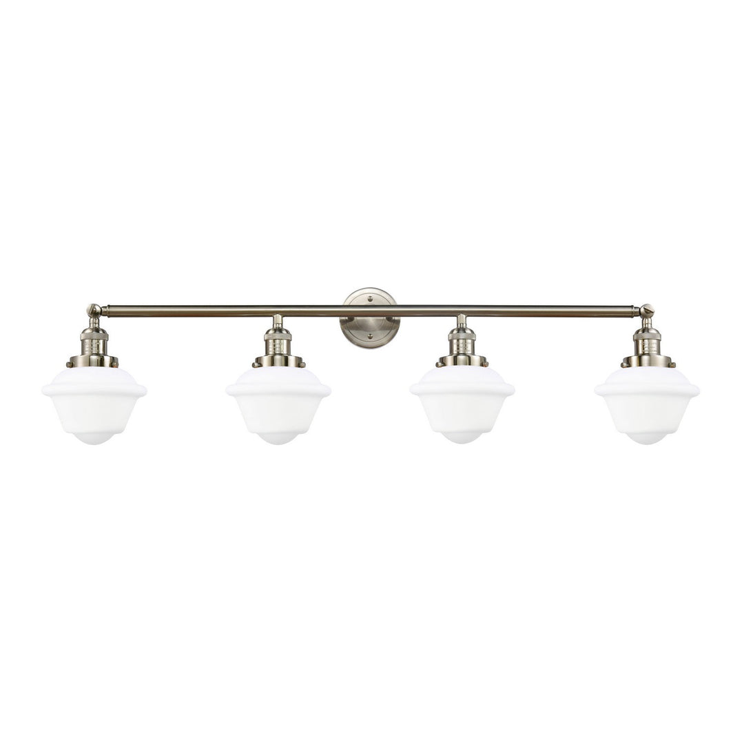 Innovations Franklin Restoration 215-SN-G531 Bath Vanity Light 46 in. wide - Brushed Satin Nickel