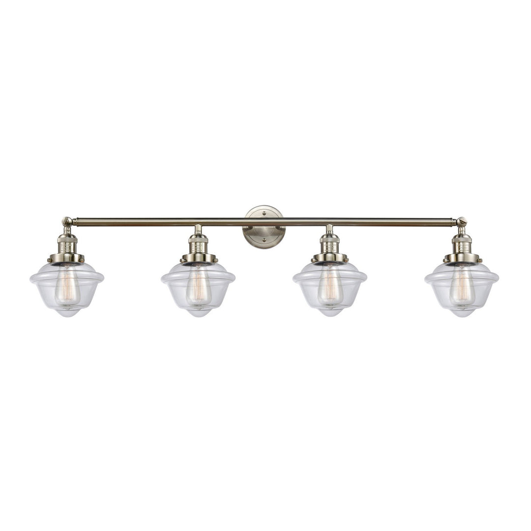 Innovations Franklin Restoration 215-SN-G532 Bath Vanity Light 46 in. wide - Brushed Satin Nickel