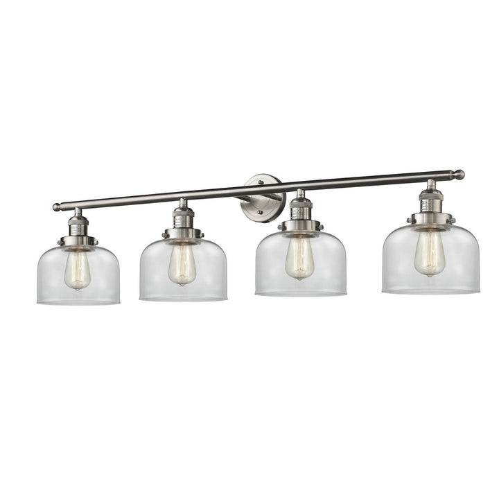 Innovations Franklin Restoration 215-SN-G72-LED Bath Vanity Light 44 in. wide - Brushed Satin Nickel