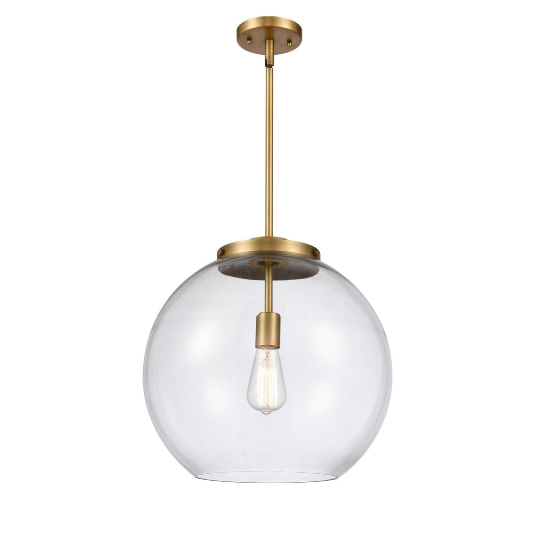 Innovations Ballston 221-1S-BB-G122-16 Pendant Light - Brushed Brass