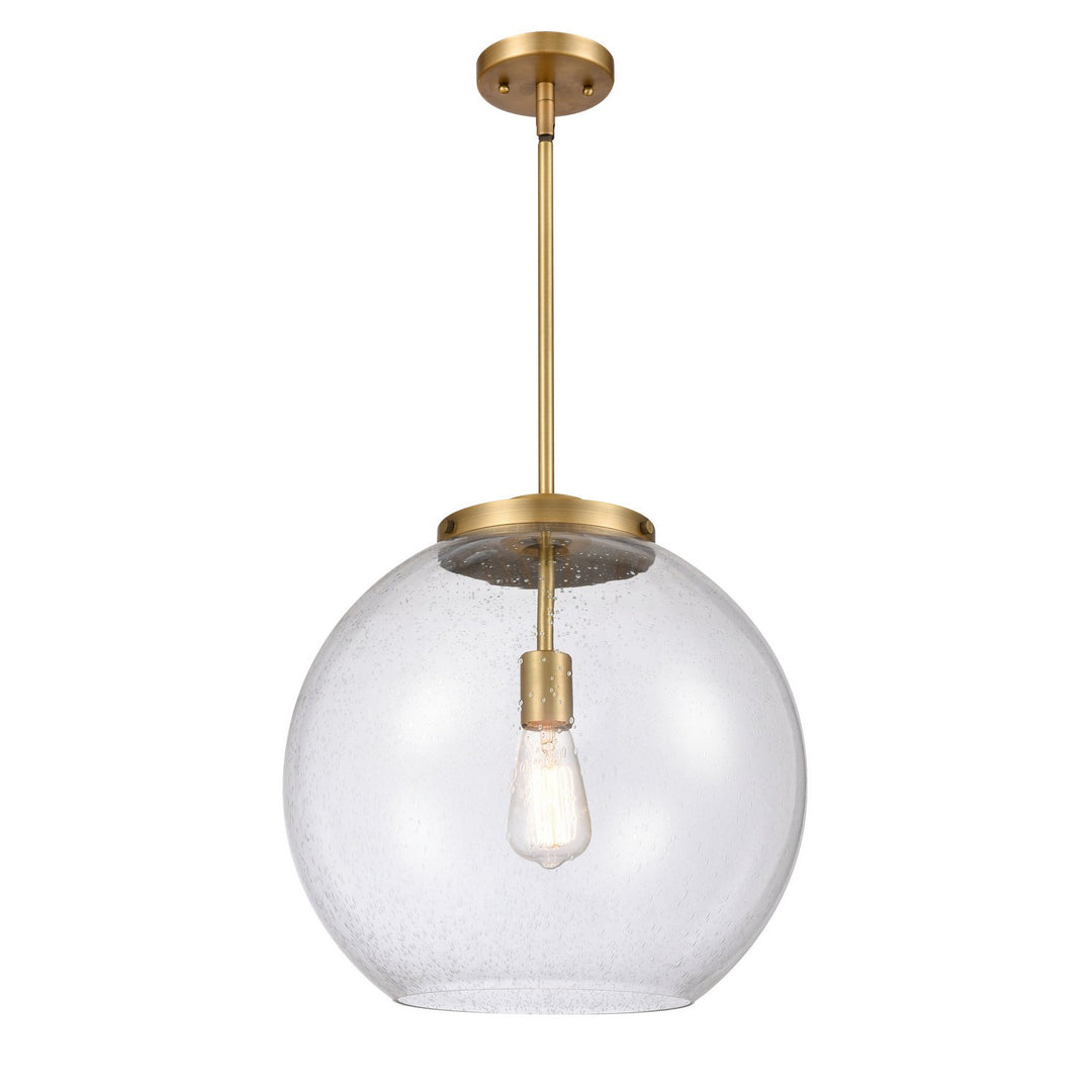 Innovations Ballston 221-1S-BB-G124-16 Pendant Light - Brushed Brass