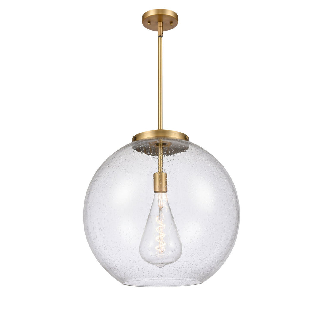 Innovations Ballston 221-1S-BB-G124-18-LED Pendant Light - Brushed Brass