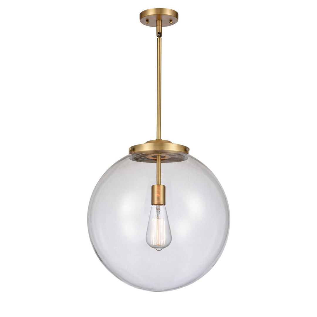 Innovations Franklin Restoration 221-1S-BB-G202-16-LED Pendant Light - Brushed Brass