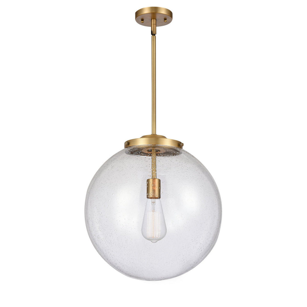 Innovations Franklin Restoration 221-1S-BB-G204-16 Pendant Light - Brushed Brass