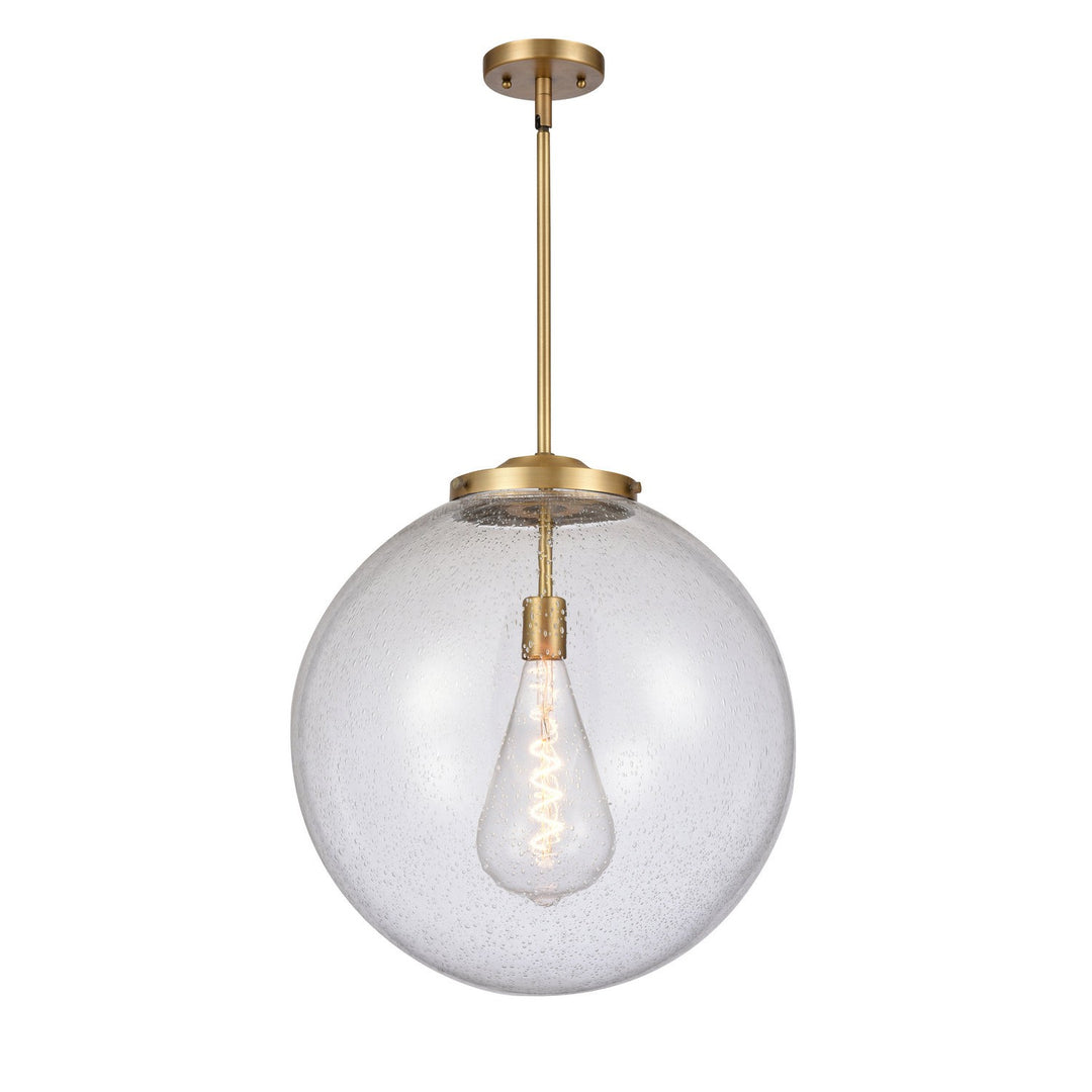 Innovations Franklin Restoration 221-1S-BB-G204-18 Pendant Light - Brushed Brass