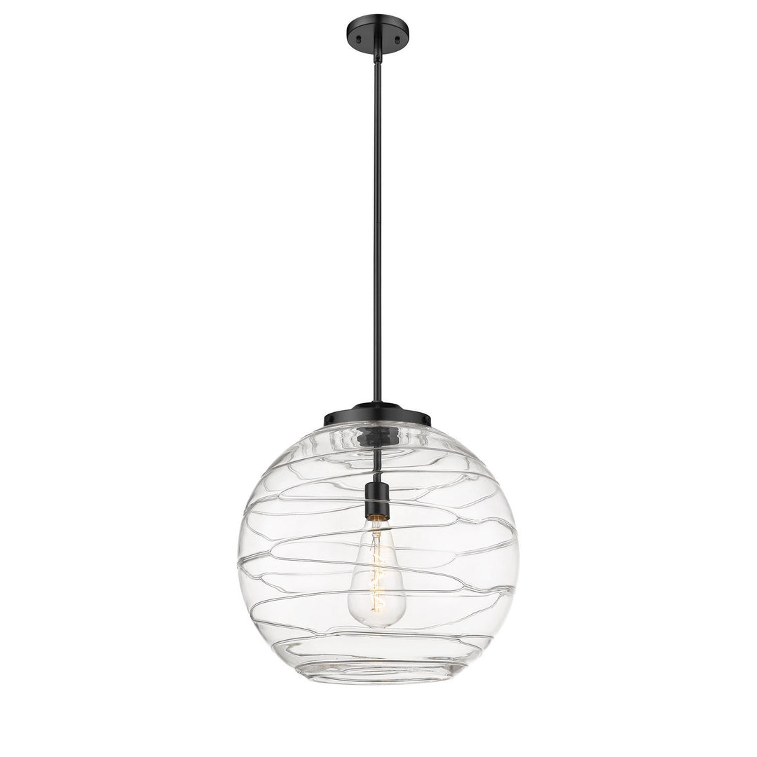Innovations Ballston 221-1S-BK-G1213-18 Pendant Light - Matte Black