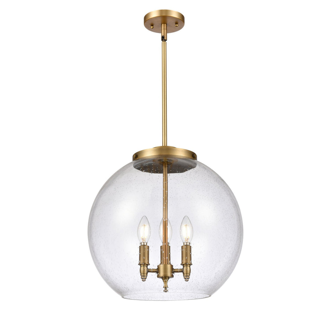 Innovations Ballston 221-3S-BB-G124-16 Pendant Light - Brushed Brass