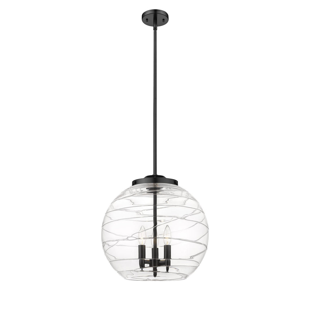 Innovations Ballston 221-3S-BK-G1213-16 Pendant Light - Matte Black