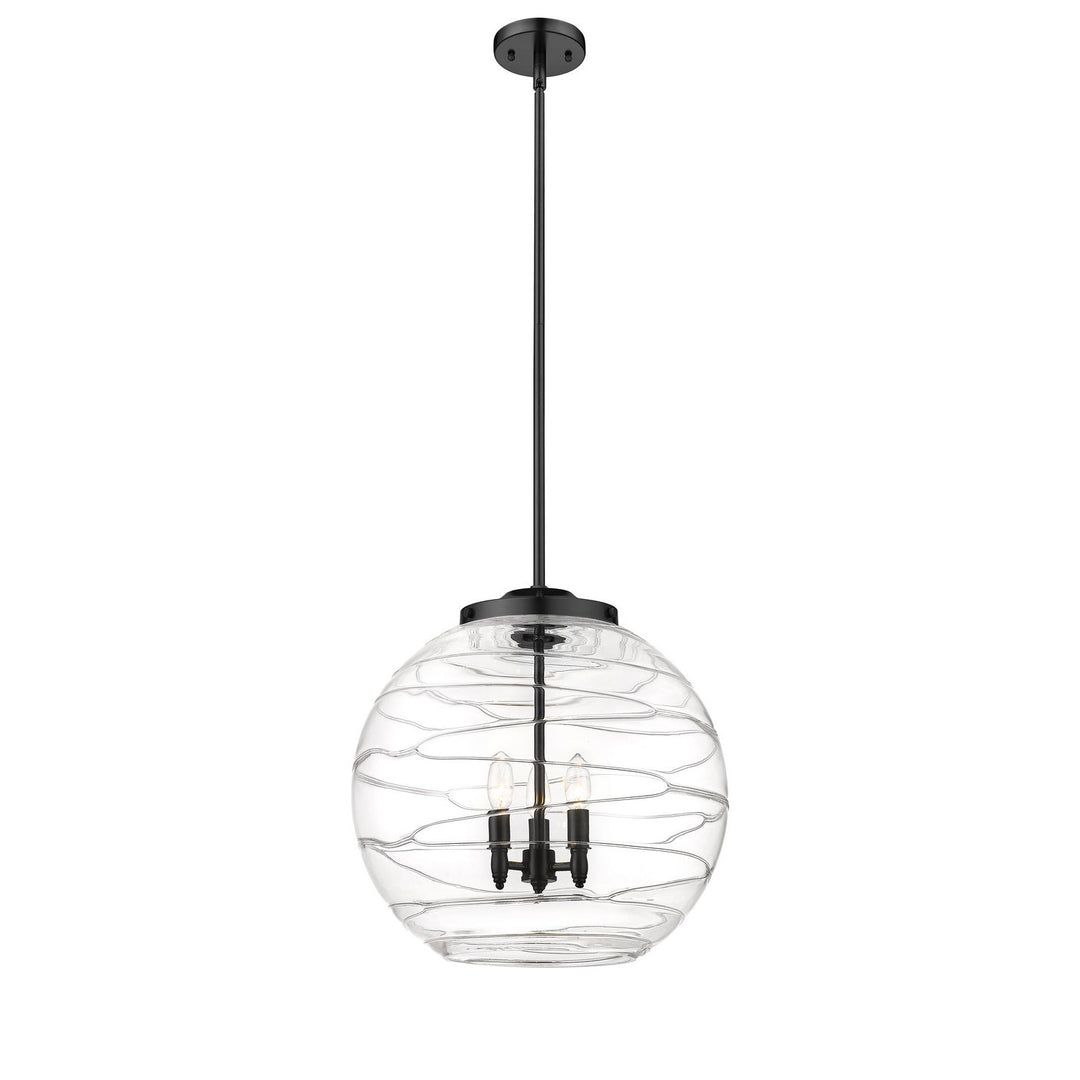 Innovations Ballston 221-3S-BK-G1213-18 Pendant Light - Matte Black