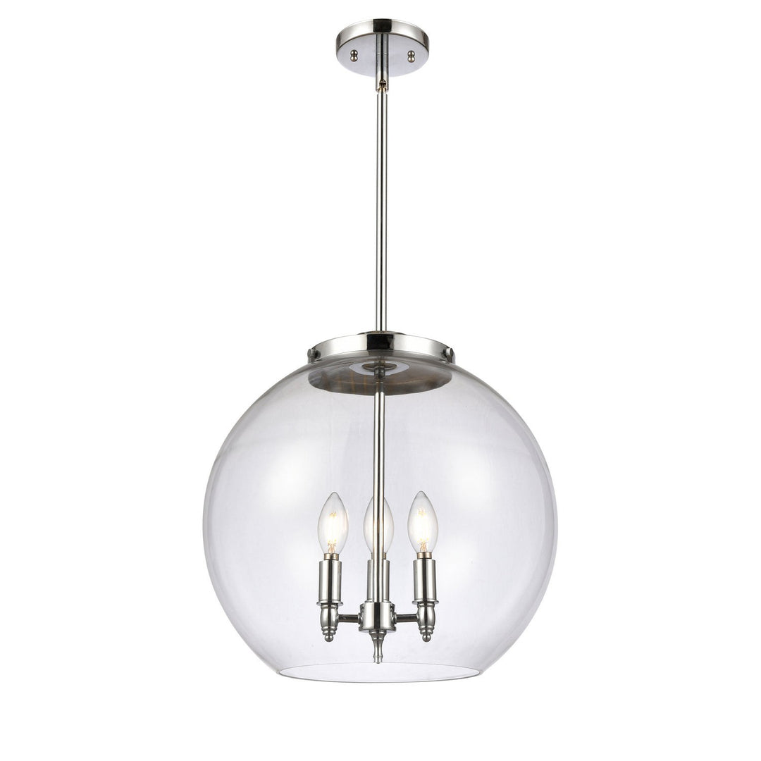 Innovations Ballston 221-3S-PC-G122-16 Pendant Light - Polished Chrome