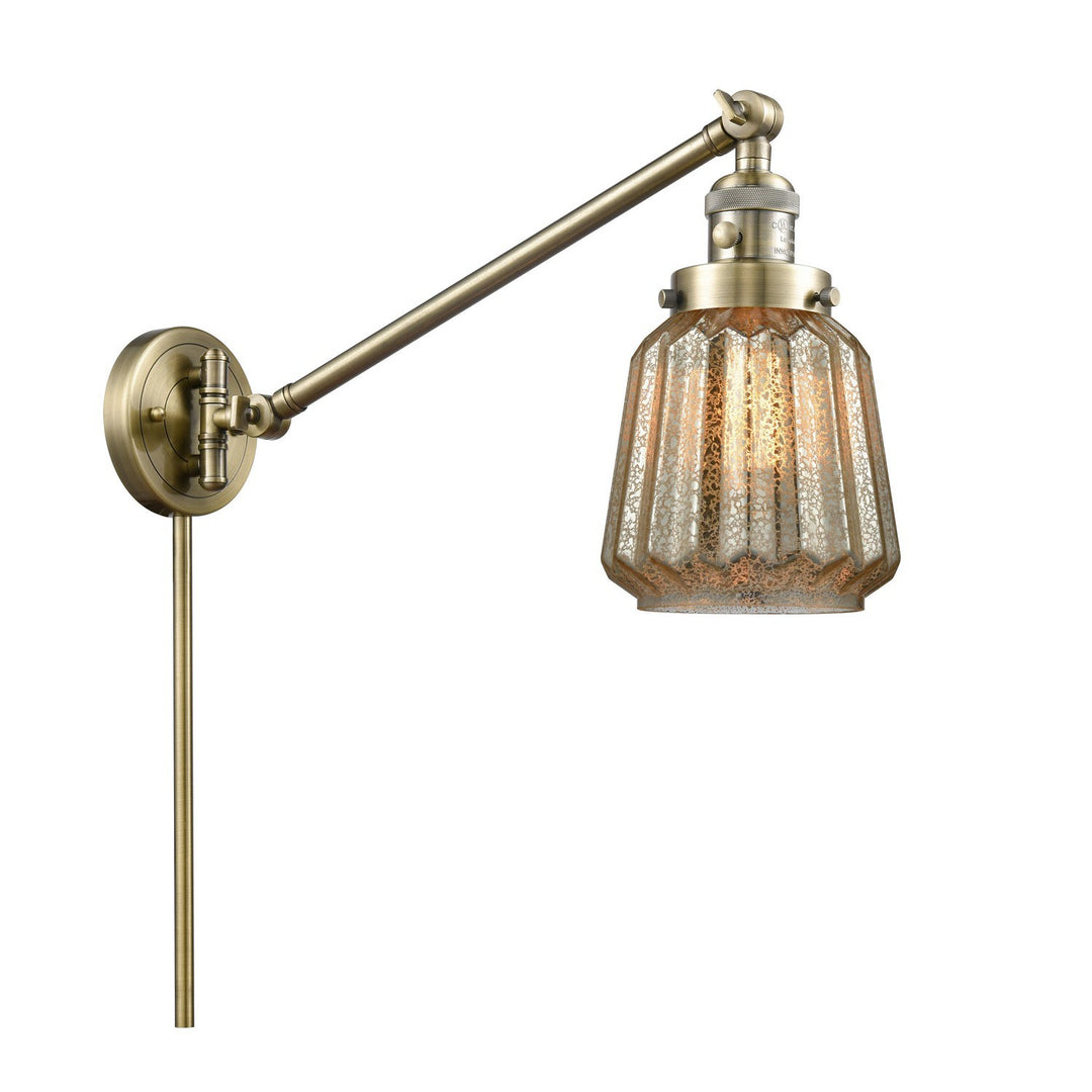 Innovations Lighting 237-AB-G146-LED  Franklin Restoration Lamp Antique Brass
