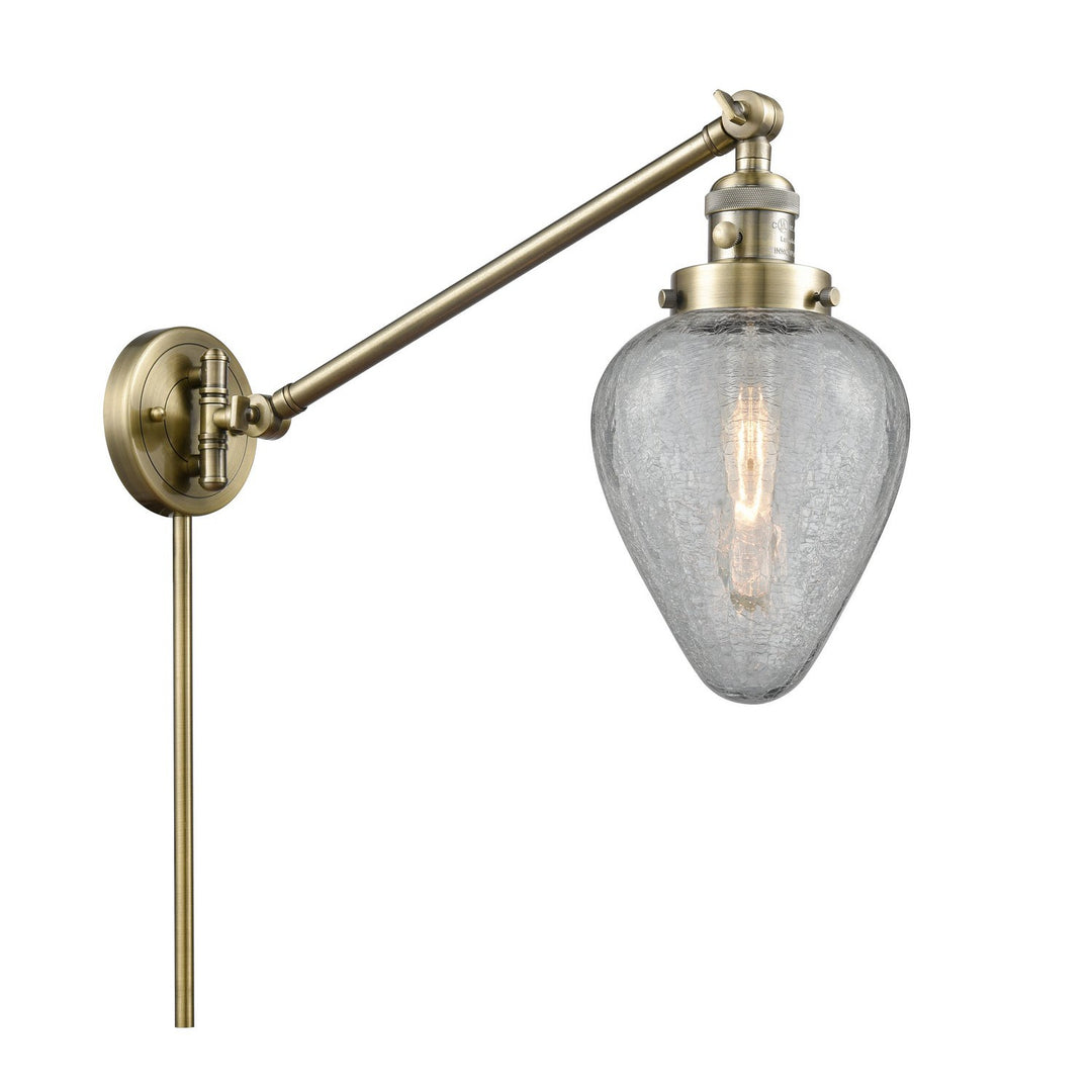 Innovations Lighting 237-AB-G165-LED  Franklin Restoration Lamp Antique Brass