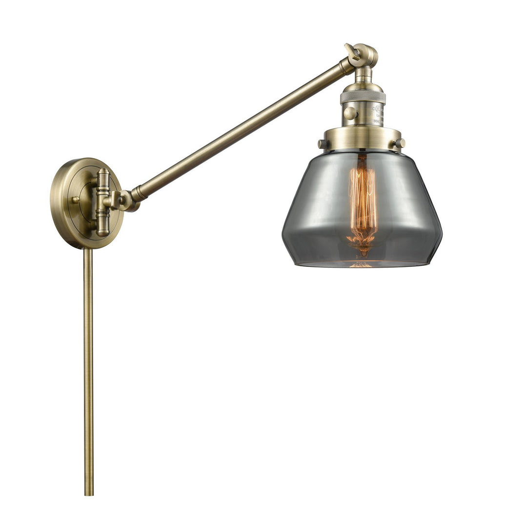 Innovations Lighting 237-AB-G173-LED Modern Franklin Restoration Lamp Antique Brass