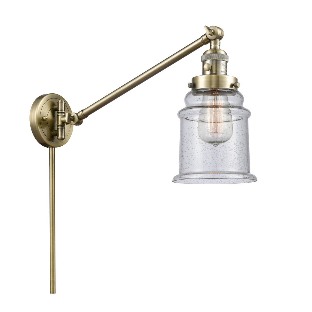 Innovations Lighting 237-AB-G184  Franklin Restoration Lamp Antique Brass