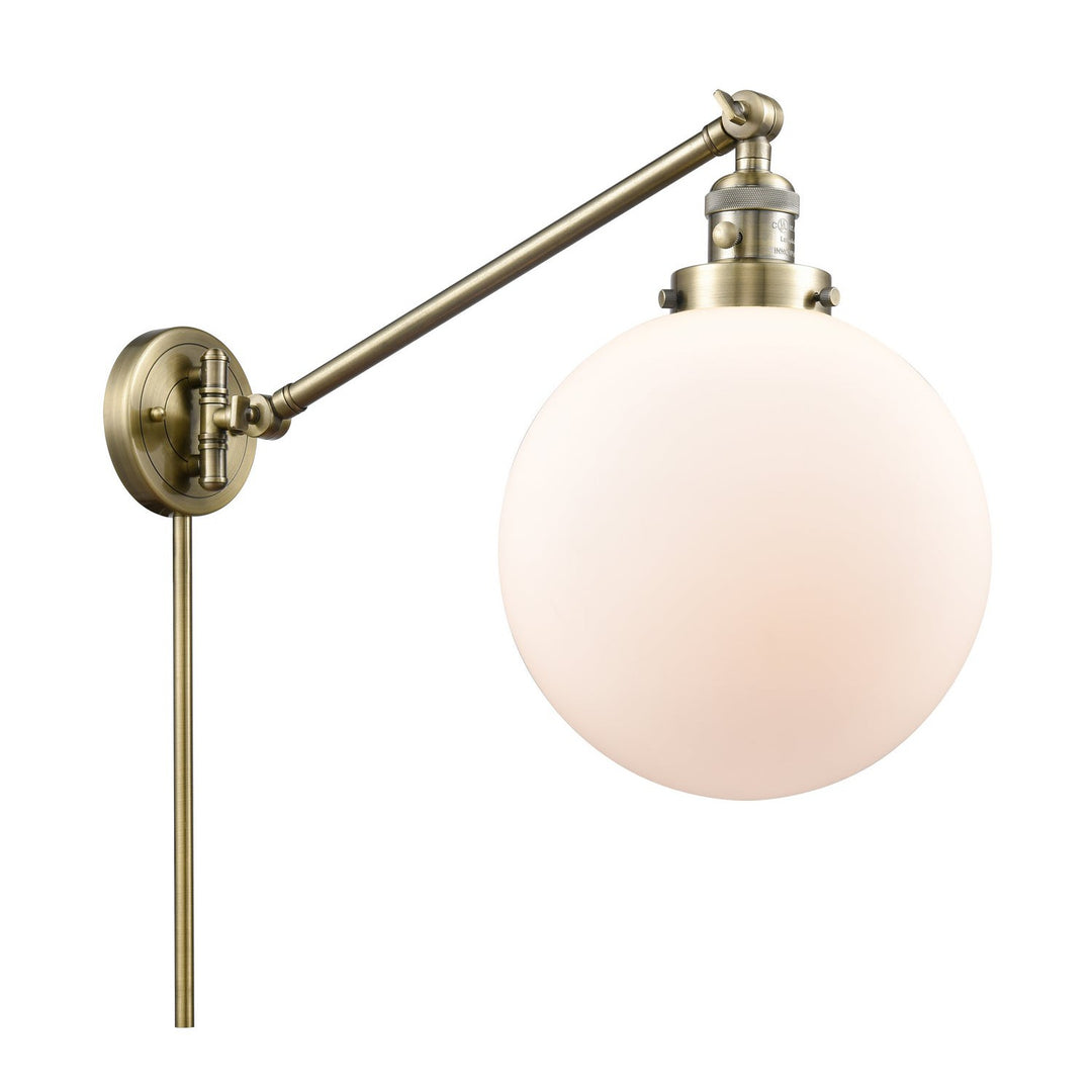 Innovations Lighting 237-AB-G201-10-LED  Franklin Restoration Lamp Antique Brass