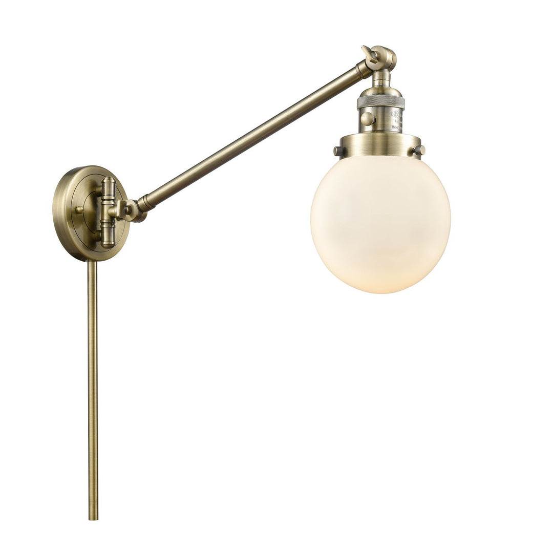 Innovations Lighting 237-AB-G201-6-LED  Franklin Restoration Lamp Antique Brass