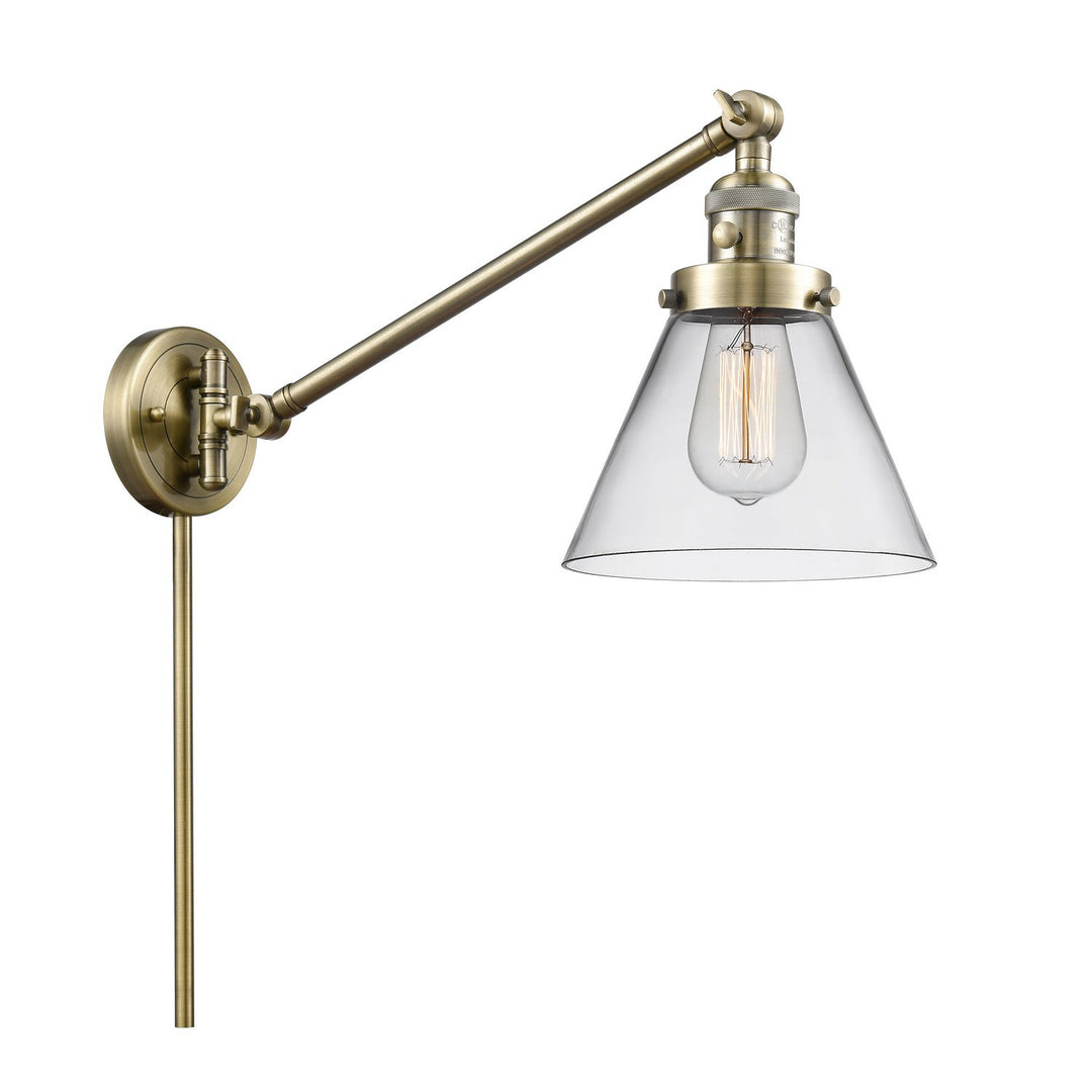Innovations Lighting 237-AB-G42 Modern Franklin Restoration Lamp Antique Brass
