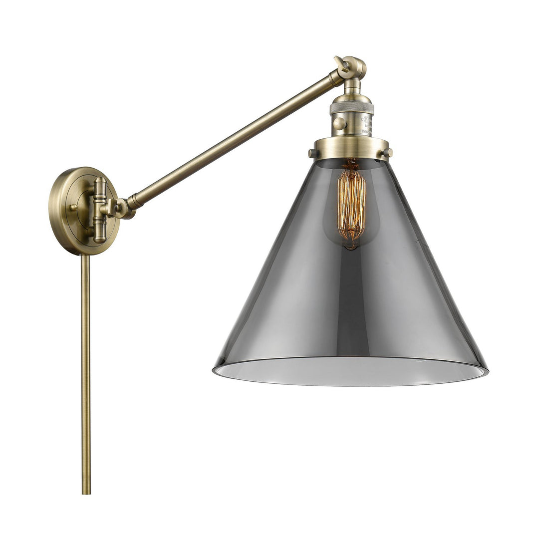 Innovations Lighting 237-AB-G43-L Modern Franklin Restoration Lamp Antique Brass