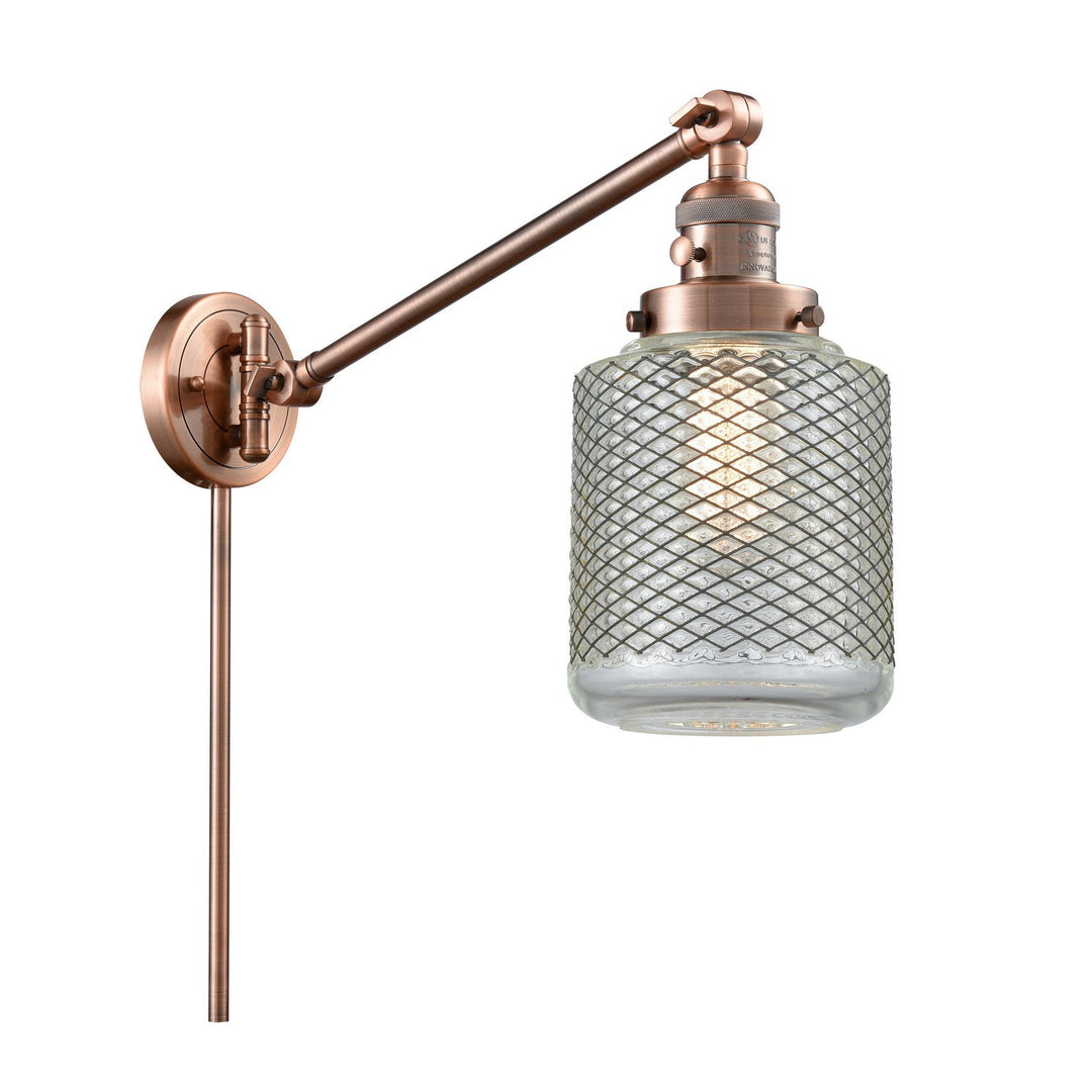 Innovations Lighting 237-AC-G262-LED  Franklin Restoration Lamp Antique Copper