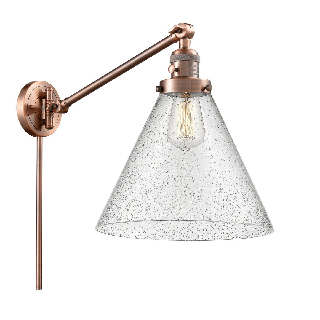 Innovations Lighting 237-AC-G44-L Modern Franklin Restoration Lamp Antique Copper