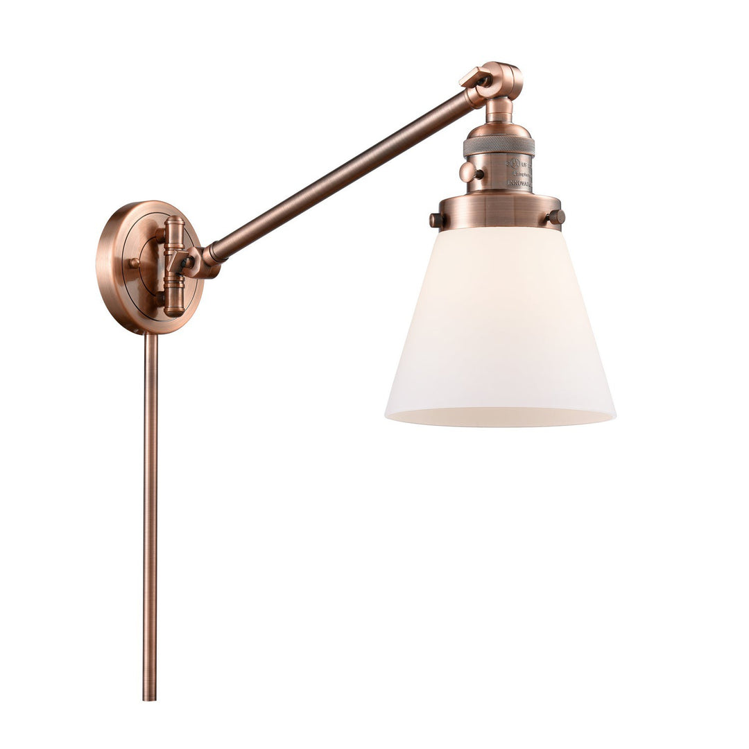Innovations Lighting 237-AC-G61 Modern Franklin Restoration Lamp Antique Copper