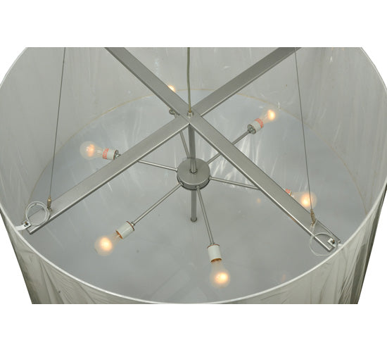 Meyda Tiffany Cilindro 124358 Pendant Light - Nickel, Custom