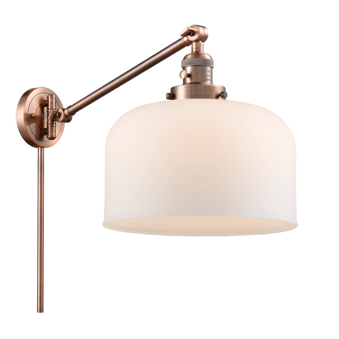 Innovations Lighting 237-AC-G71-L-LED  Franklin Restoration Lamp Antique Copper