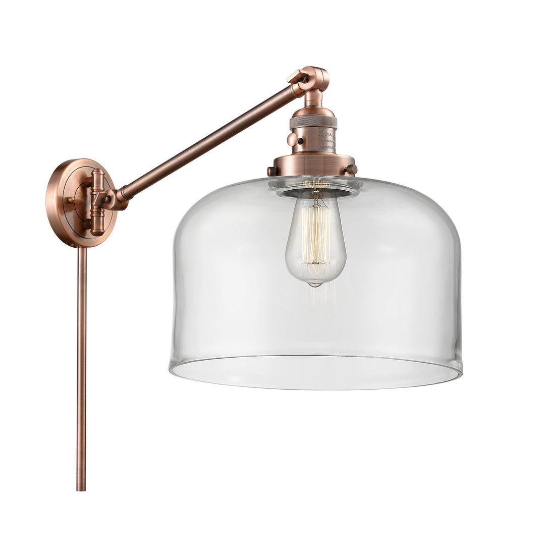 Innovations Lighting 237-AC-G72-L-LED  Franklin Restoration Lamp Antique Copper