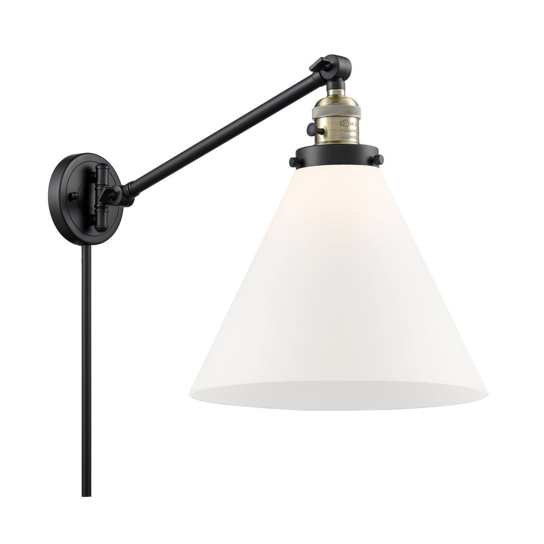 Innovations Lighting 237-BAB-G41-L Modern Franklin Restoration Lamp Black Antique Brass