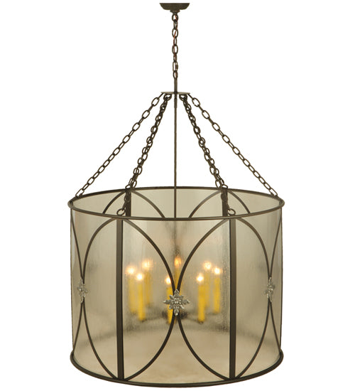 Meyda Tiffany Penelope 124405 Pendant Light - Nickel, Timeless Bronze