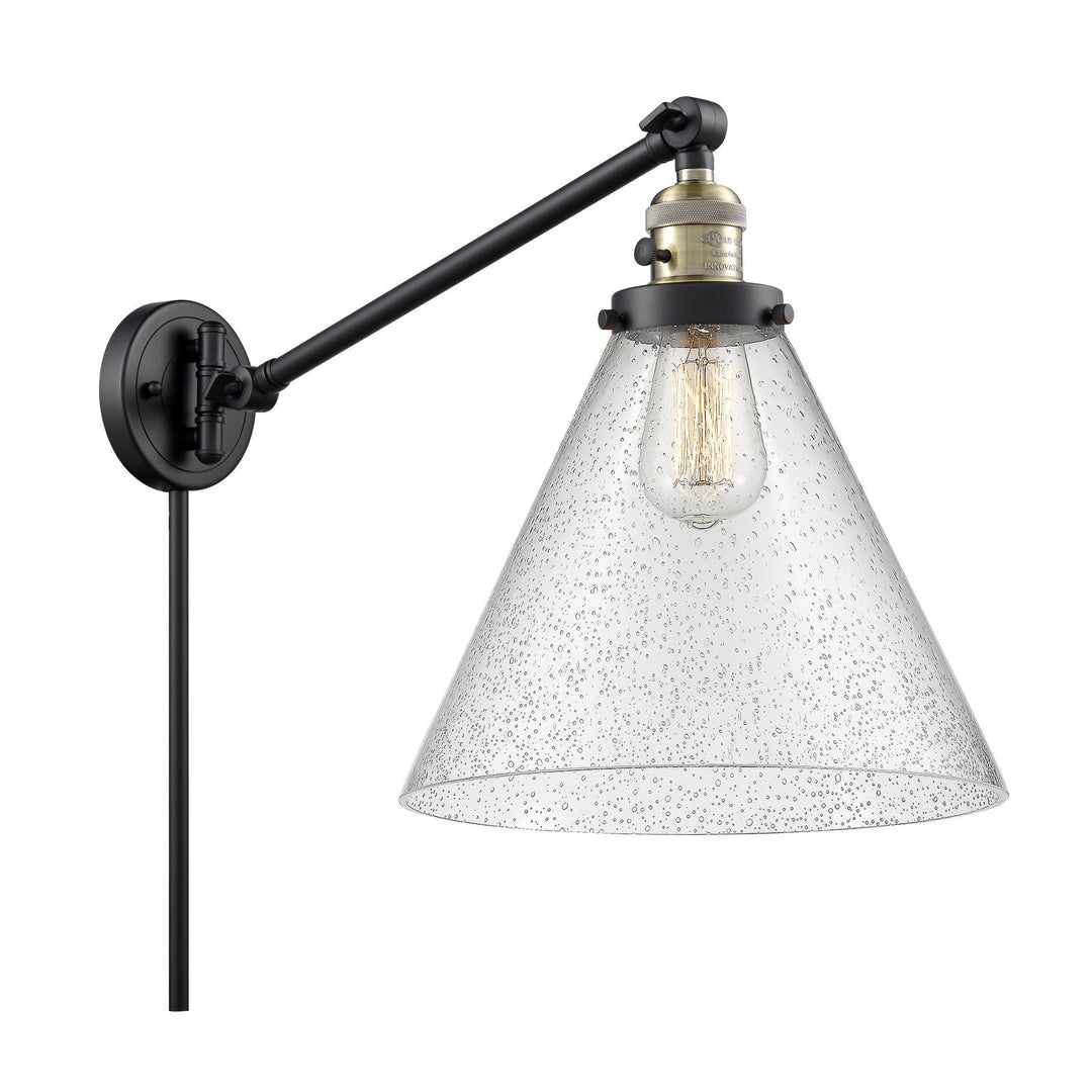 Innovations Lighting 237-BAB-G44-L Modern Franklin Restoration Lamp Black Antique Brass