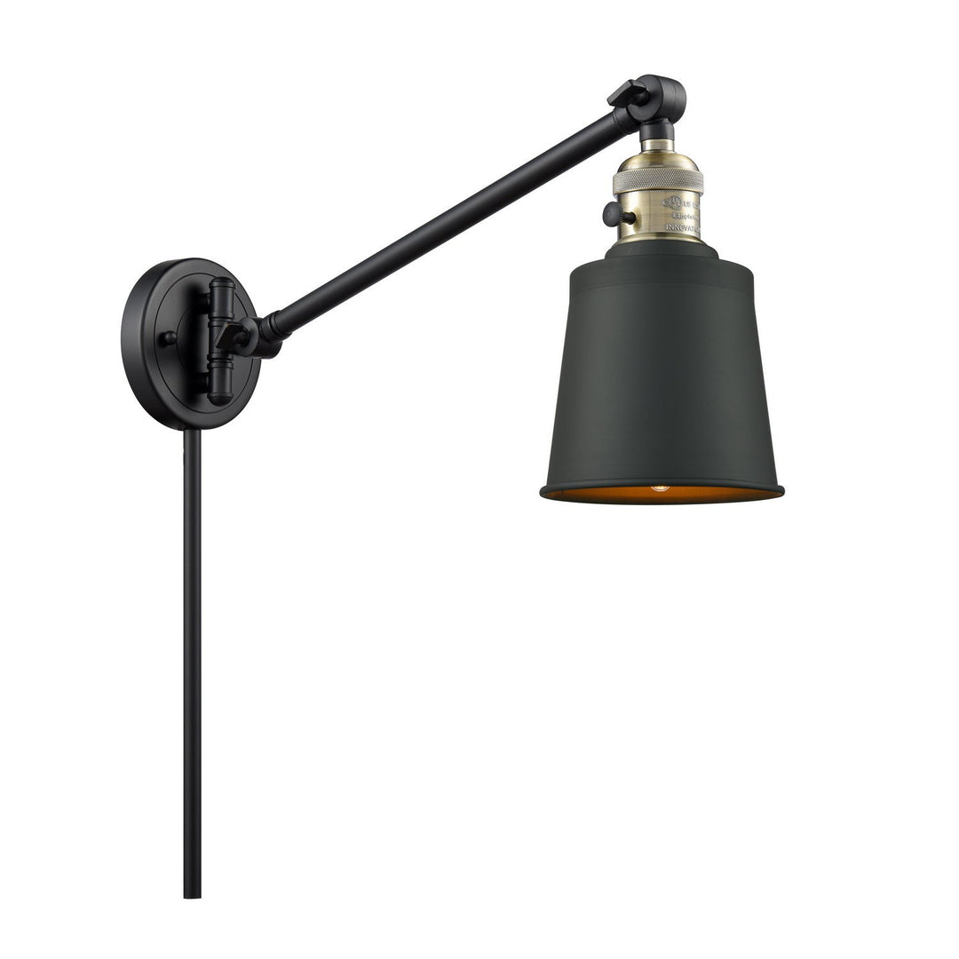 Innovations Lighting 237-BAB-M9-BK  Franklin Restoration Lamp Black Antique Brass