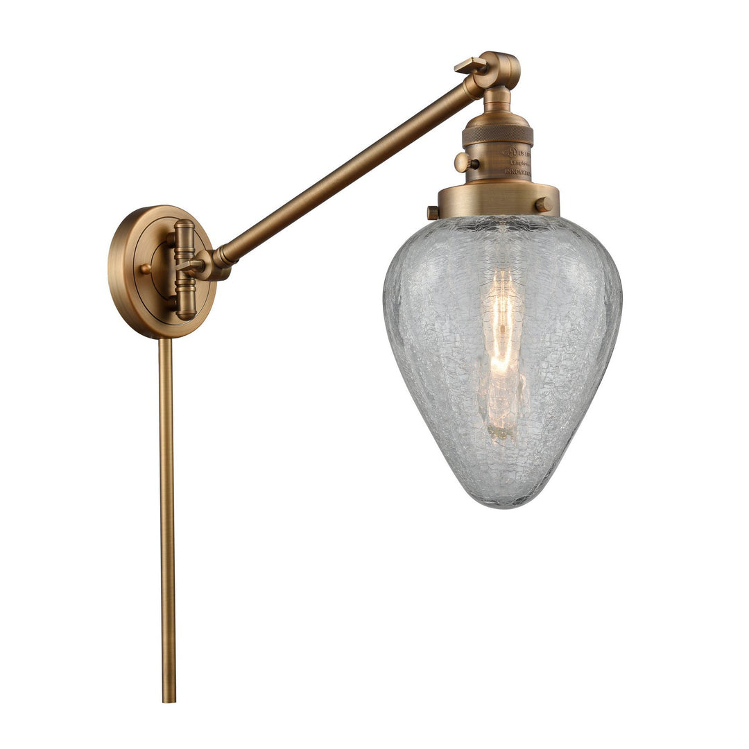 Innovations Lighting 237-BB-G165-LED  Franklin Restoration Lamp Brushed Brass