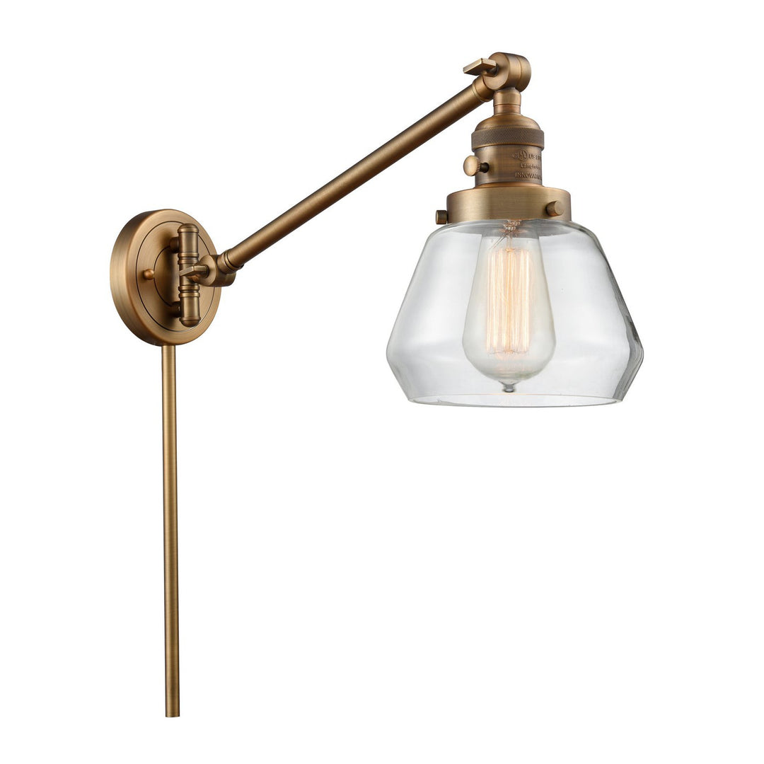 Innovations Lighting 237-BB-G172-LED  Franklin Restoration Lamp Brushed Brass