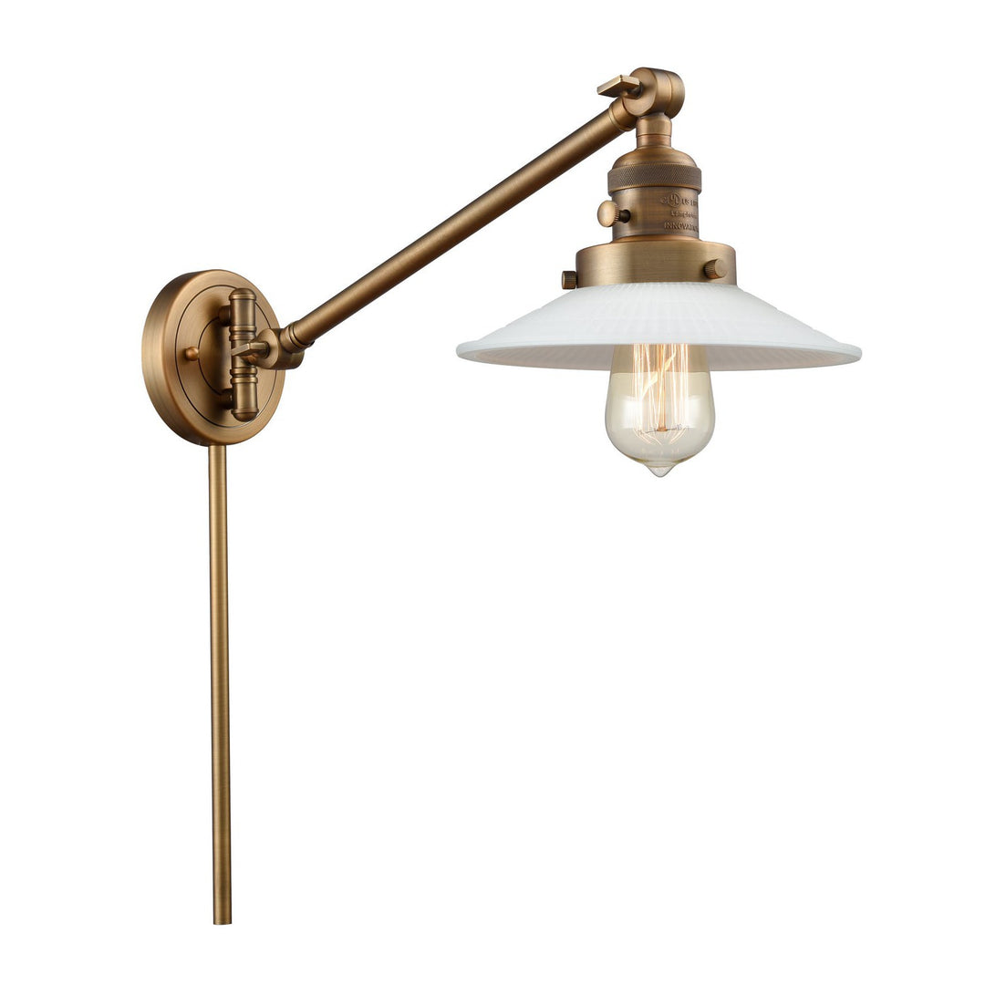 Innovations Lighting 237-BB-G1-LED  Franklin Restoration Lamp Brushed Brass