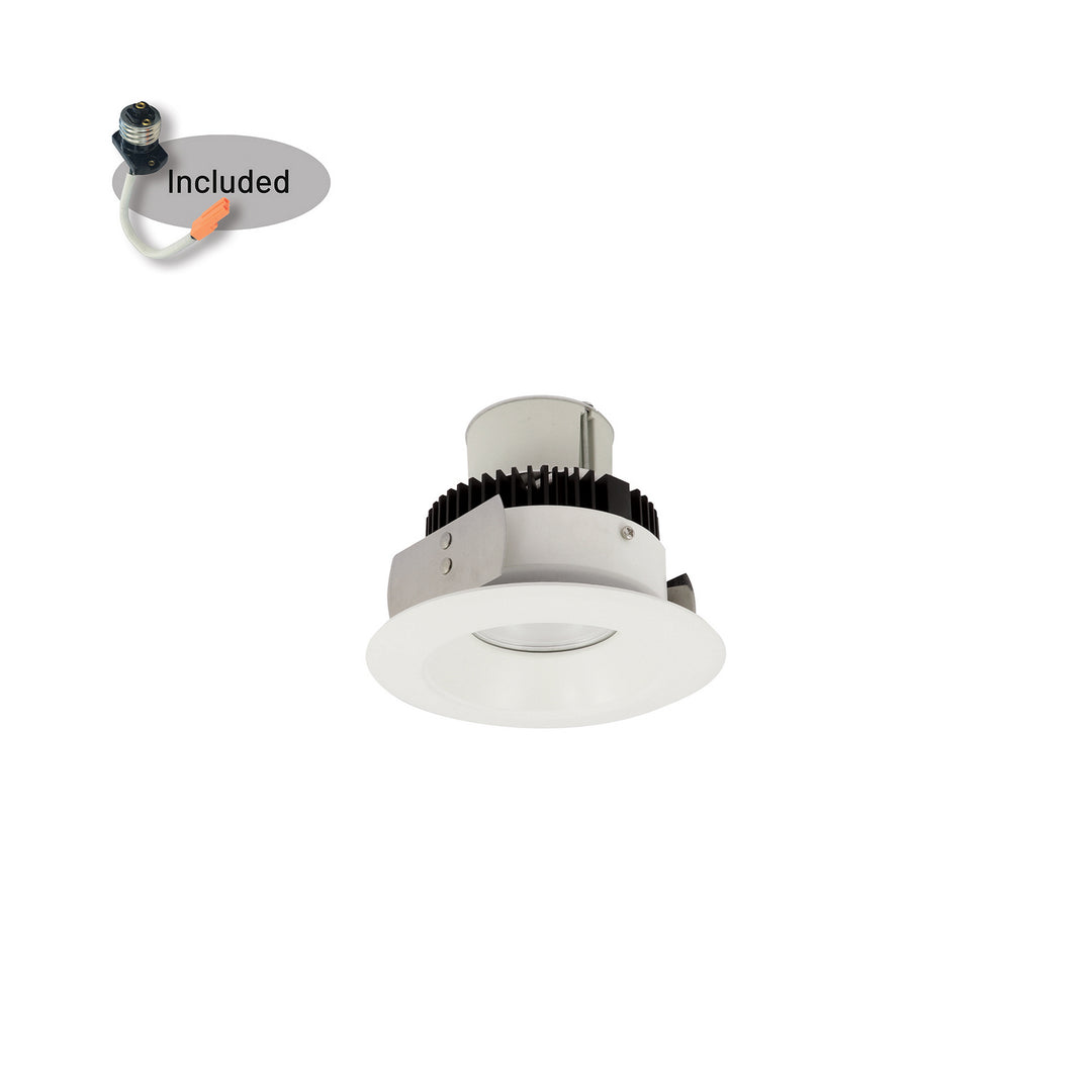 Nora Lighting NRMC2-41L0927MMPW   Recessed Light Matte Powder White