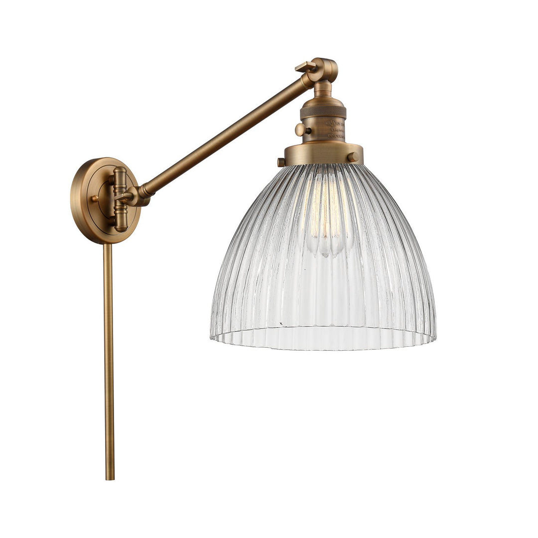 Innovations Lighting 237-BB-G222-LED  Franklin Restoration Lamp Brushed Brass