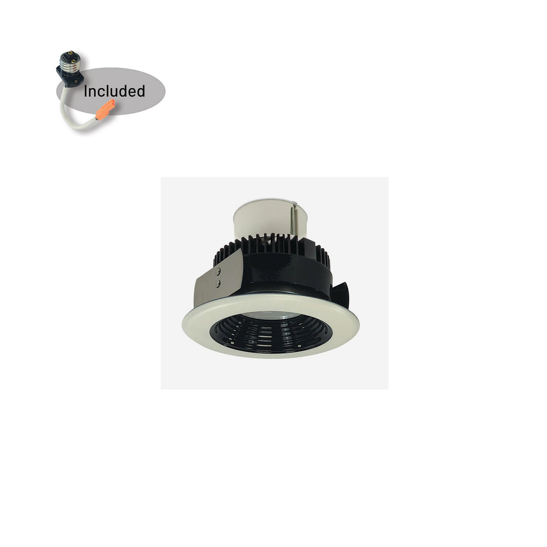 Nora Lighting NRMC2-42L0935SBW   Recessed Light Black / White